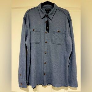 NWT men’s casual dress stretch, button-down shirt sz XL